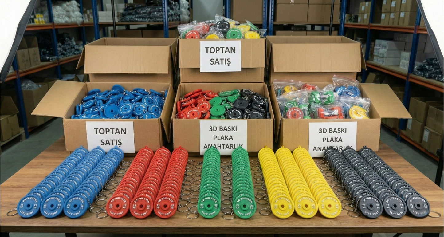 Ağırlık Plakası Yazılı Anahtarlık