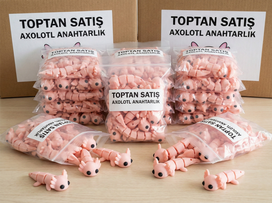 Su Semenderi Hareketli Anahtarlik