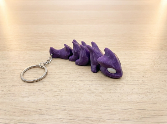 Mini Hareketli Ejderha Anahtarlık