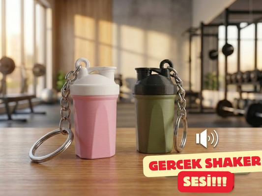 Hareketli Shaker Anahtarlik